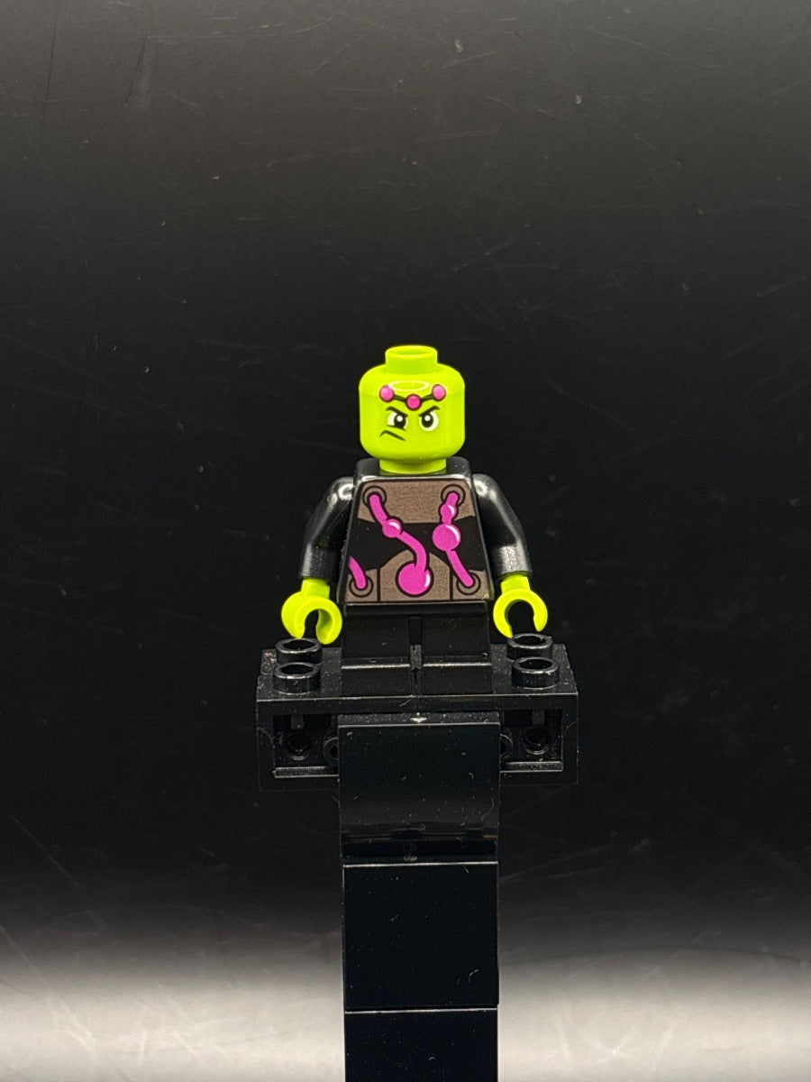 LEGO Minifigura Brainiac - Short Legs - DC — frente