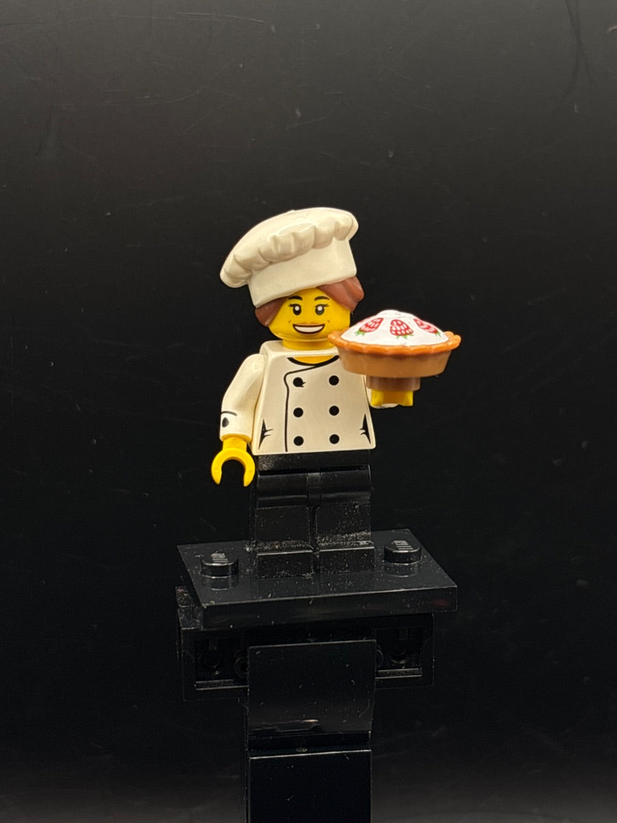 LEGO Minifigura Gourmet Chef, Series 17 (Minifigure Only without Stand and Accessories) - Collectible Minifigures — frente