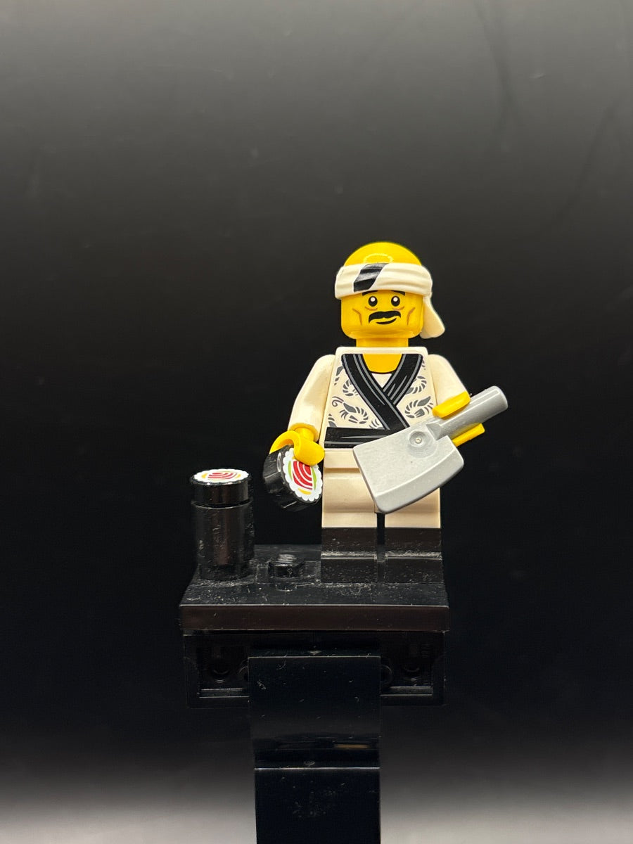 LEGO Minifigura Sushi Chef, The LEGO Ninjago Movie (Minifigure Only without Stand and Accessories) - Collectible Minifigures — frente