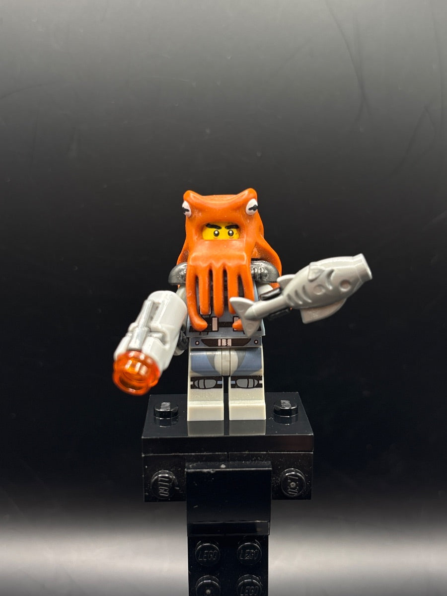 LEGO Minifigura Shark Army Octopus, The LEGO Ninjago Movie (Minifigure Only without Stand and Accessories) - Collectible Minifigures — frente