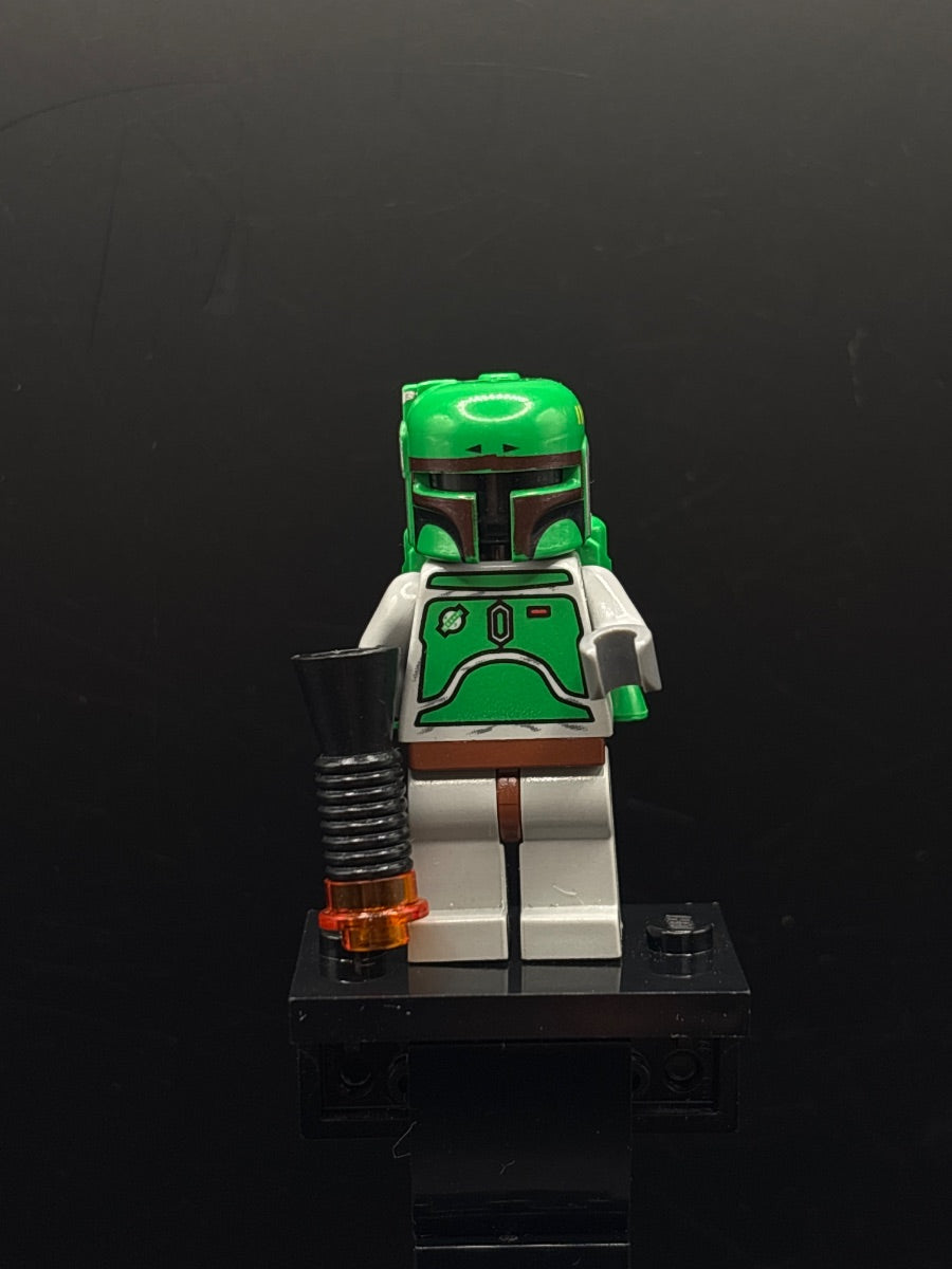 LEGO Minifigura Boba Fett - Bluish Grays - Star Wars — frente