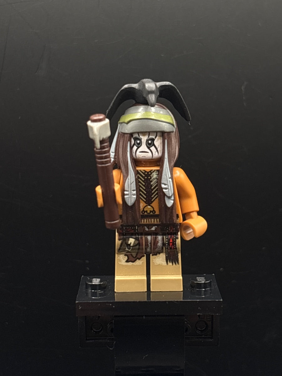 LEGO Minifigura Tonto - Dirty Outfit - The Lone Ranger — frente