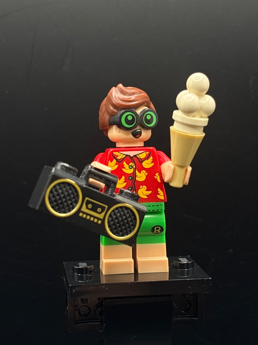 LEGO Minifigura Vacation Robin, The LEGO Batman Movie, Series 2 (Minifigure Only without Stand and Accessories) - Collectible Minifigures — frente