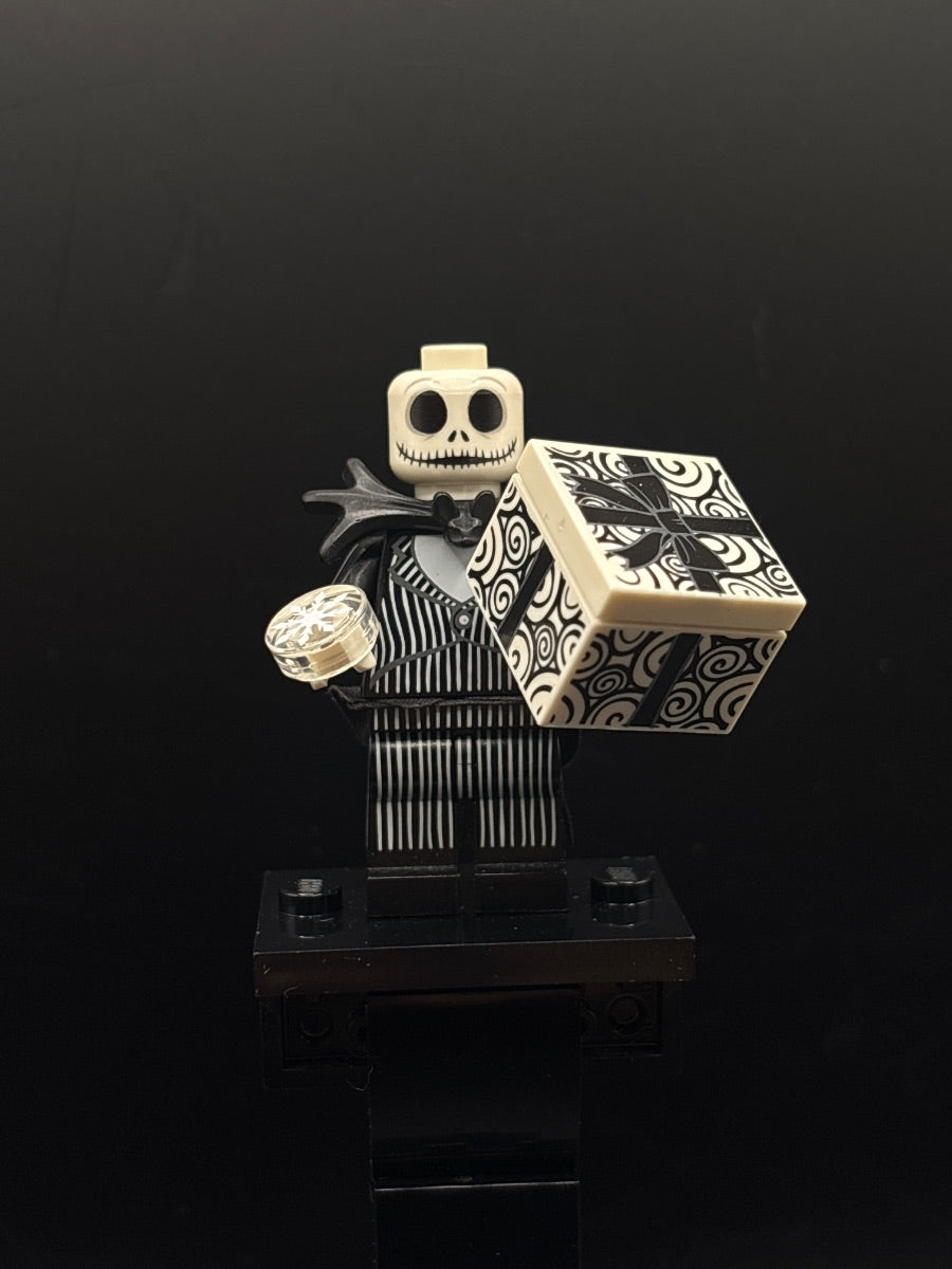 LEGO Minifigura Jack Skellington, Disney, Series 2 (Minifigure Only without Stand and Accessories) - Collectible Minifigures — frente