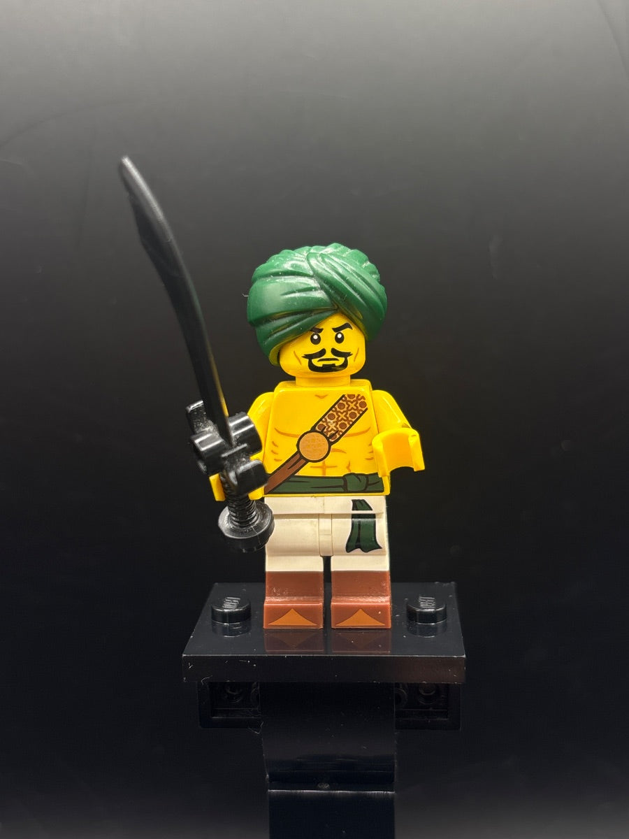 LEGO Minifigura Desert Warrior, Series 16 (Minifigure Only without Stand and Accessories) - Collectible Minifigures — frente