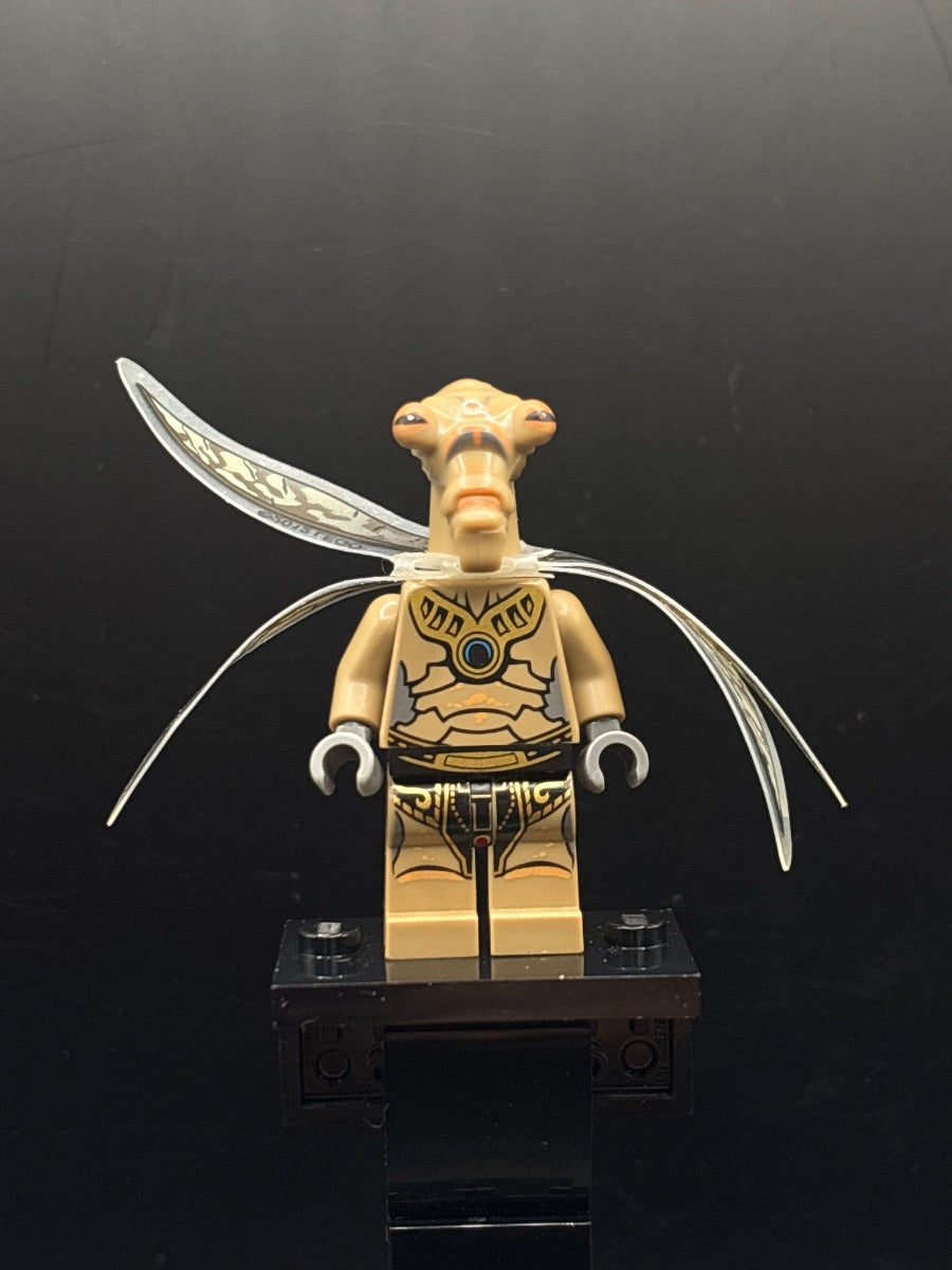 LEGO Minifigura Geonosian Warrior - Dark Tan, with Wings - Star Wars — frente