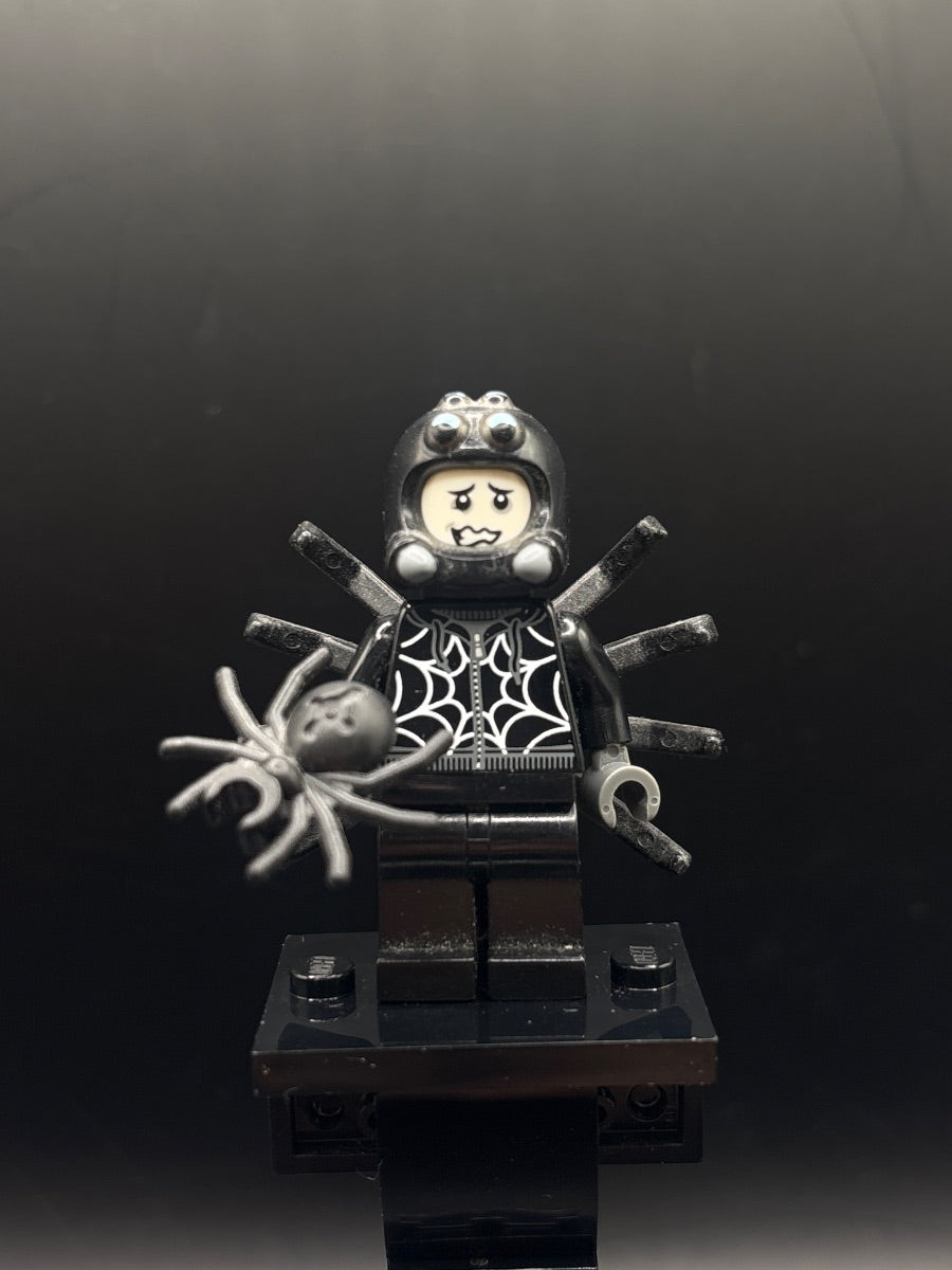LEGO Minifigura Spider Suit Boy, Series 18 (Minifigure Only without Stand and Accessories) - Collectible Minifigures — frente