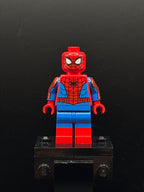 LEGO Minifigura Spider-Man - Printed Blue Arms, Red Boots - Marvel — frente