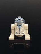 LEGO Minifigura Astromech Droid, R2-D2 - Flat Silver Head, Lavender Dots and Small Receptor - Star Wars — frente