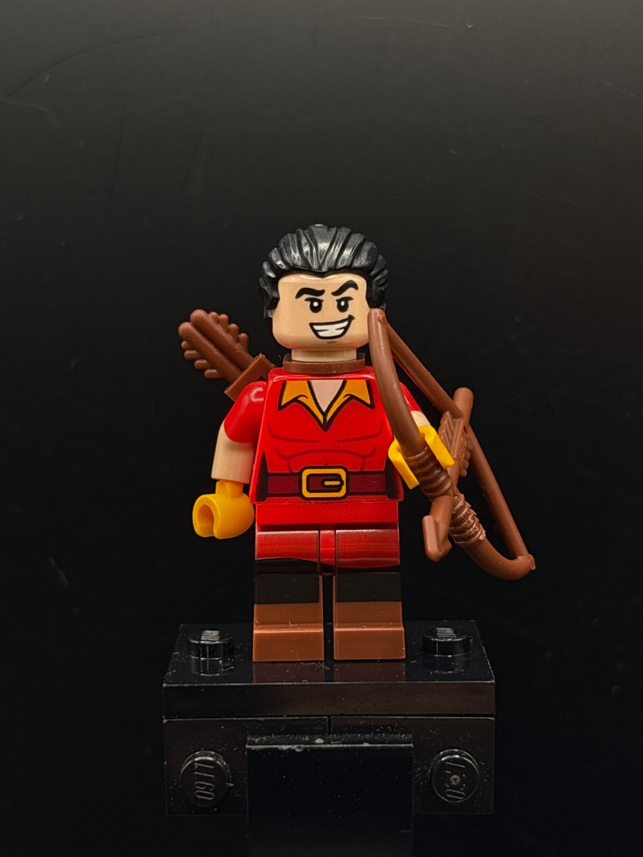 LEGO Minifigura Gaston - Quiver - Disney — frente