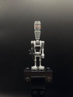 LEGO Minifigura Assassin Droid (IG-88) - Dark Bluish Gray, Printed Head, 1 x 1 Round Plate and Clip - Star Wars — frente
