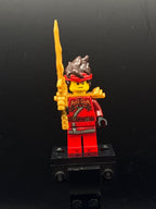 LEGO Minifigura Kai ZX - Legacy, Shoulder Armor, Hair - NINJAGO — frente