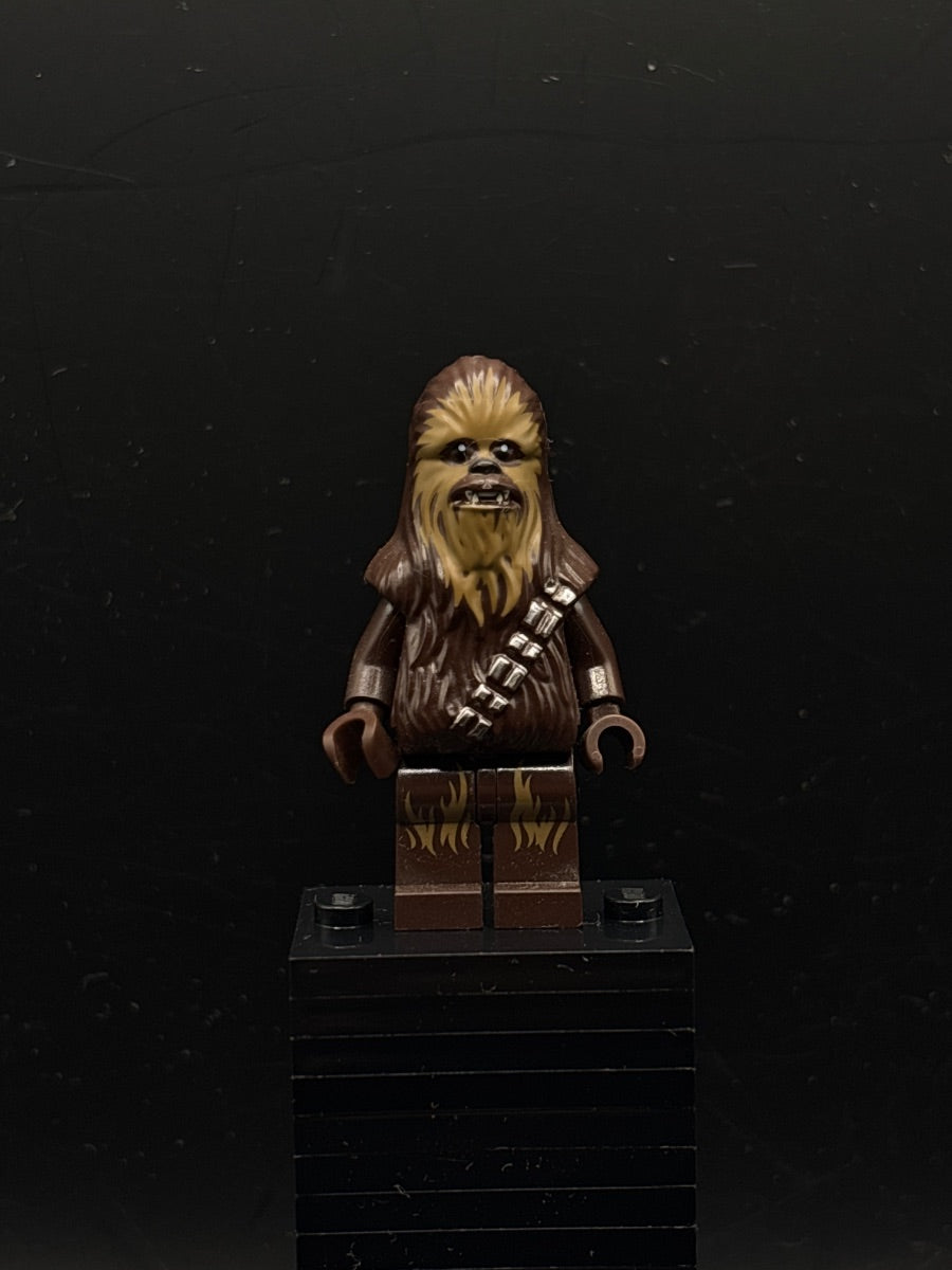 LEGO Minifigura Chewbacca - Dark Brown, Medium Nougat Fur - Star Wars — frente