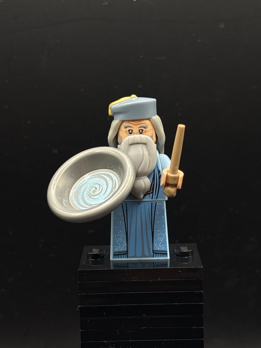 LEGO Minifigura Albus Dumbledore, Harry Potter, Series 1 (Minifigure Only without Stand and Accessories) - Collectible Minifigures — frente