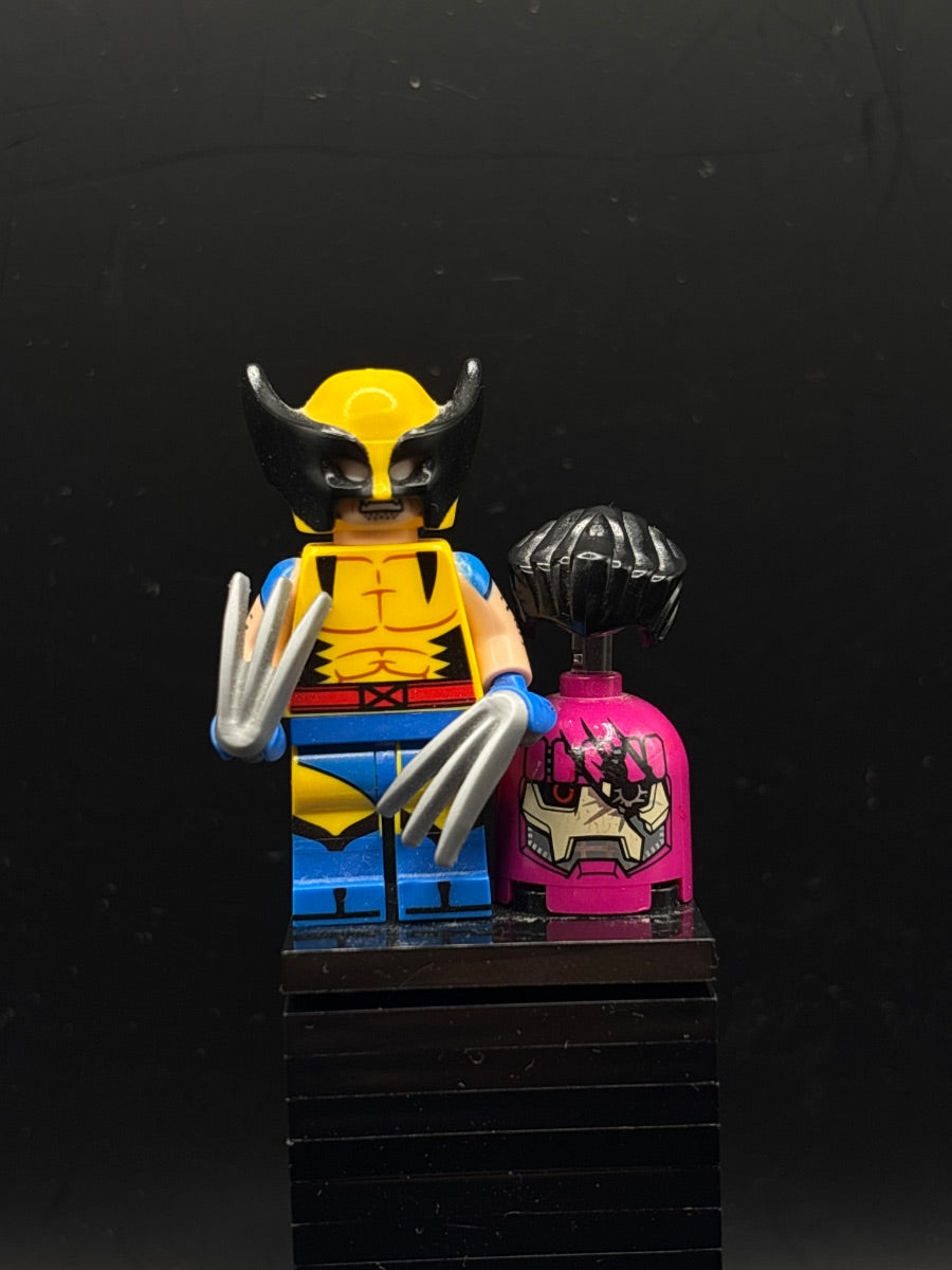 LEGO Minifigura Wolverine, Marvel Studios, Series 2 (Minifigure Only without Stand and Accessories) - Collectible Minifigures — frente