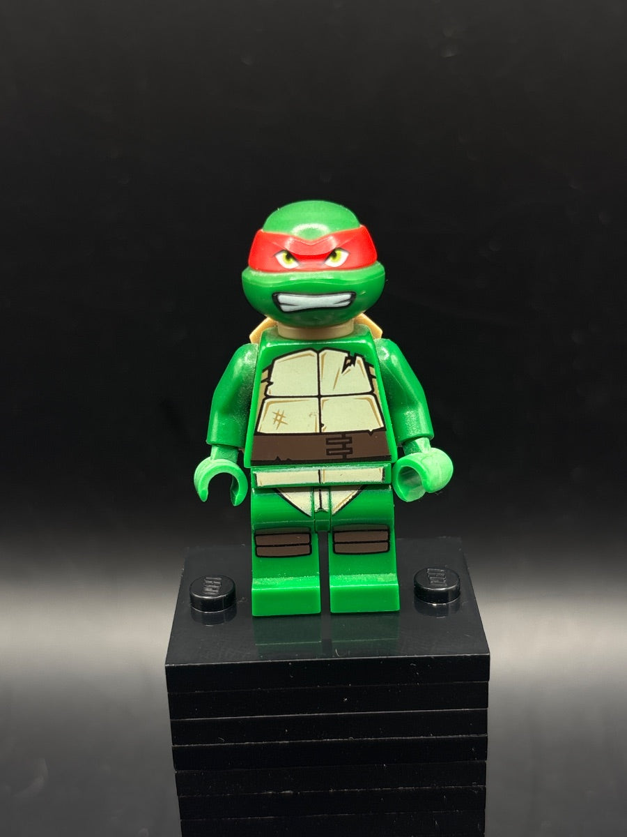 LEGO Minifigura Raphael, Gritted Teeth, Looking Up - Teenage Mutant Ninja Turtles — frente