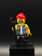 LEGO Minifigura Motorcycle Mechanic, Series 10 (Minifigure Only without Stand and Accessories) - Collectible Minifigures — frente