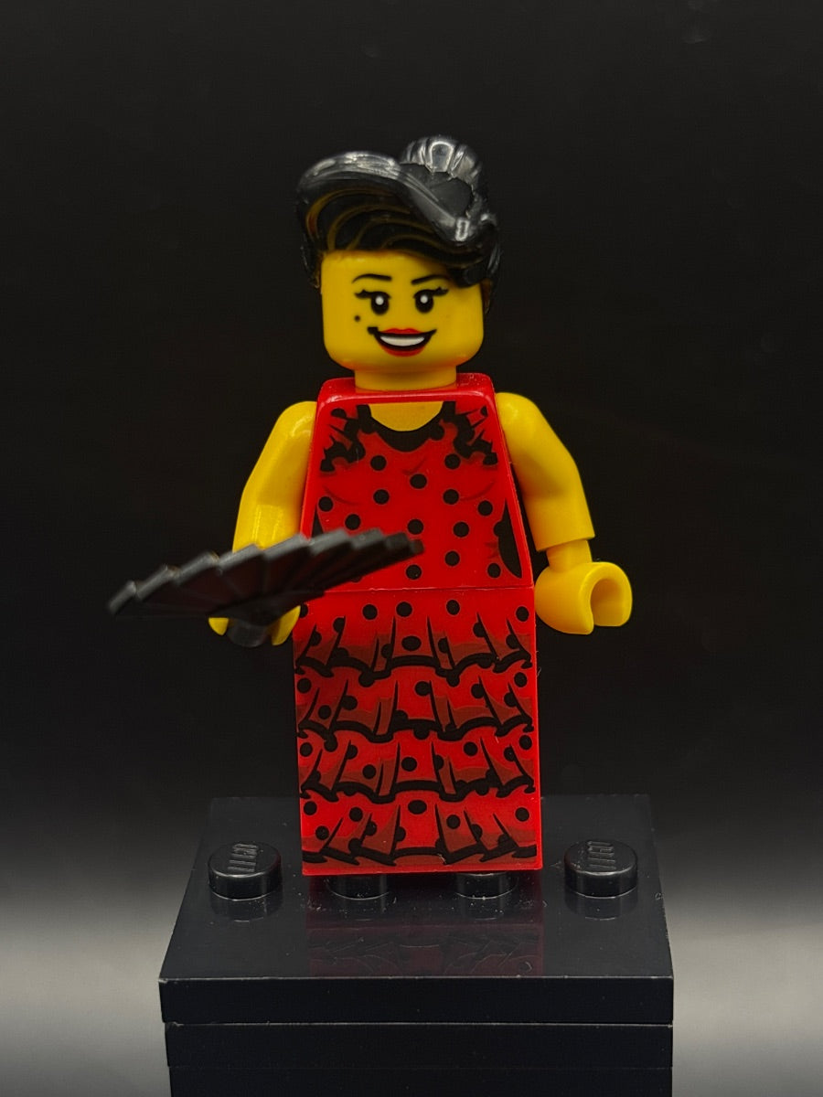 LEGO Minifigura Flamenco Dancer, Series 6 (Minifigure Only without Stand and Accessories) - Collectible Minifigures — frente
