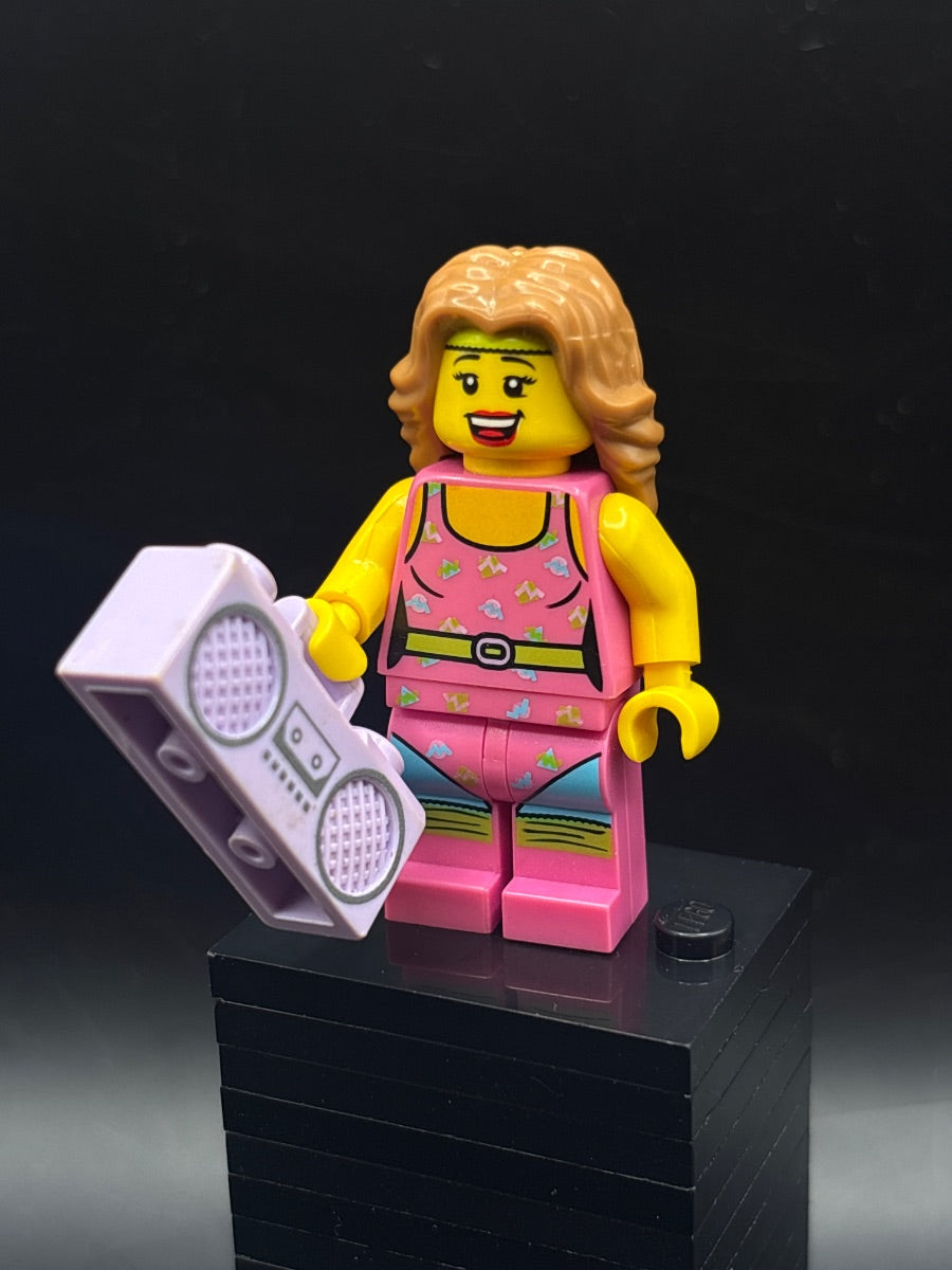 LEGO Minifigura Fitness Instructor, Series 5 (Minifigure Only without Stand and Accessories) - Collectible Minifigures — frente