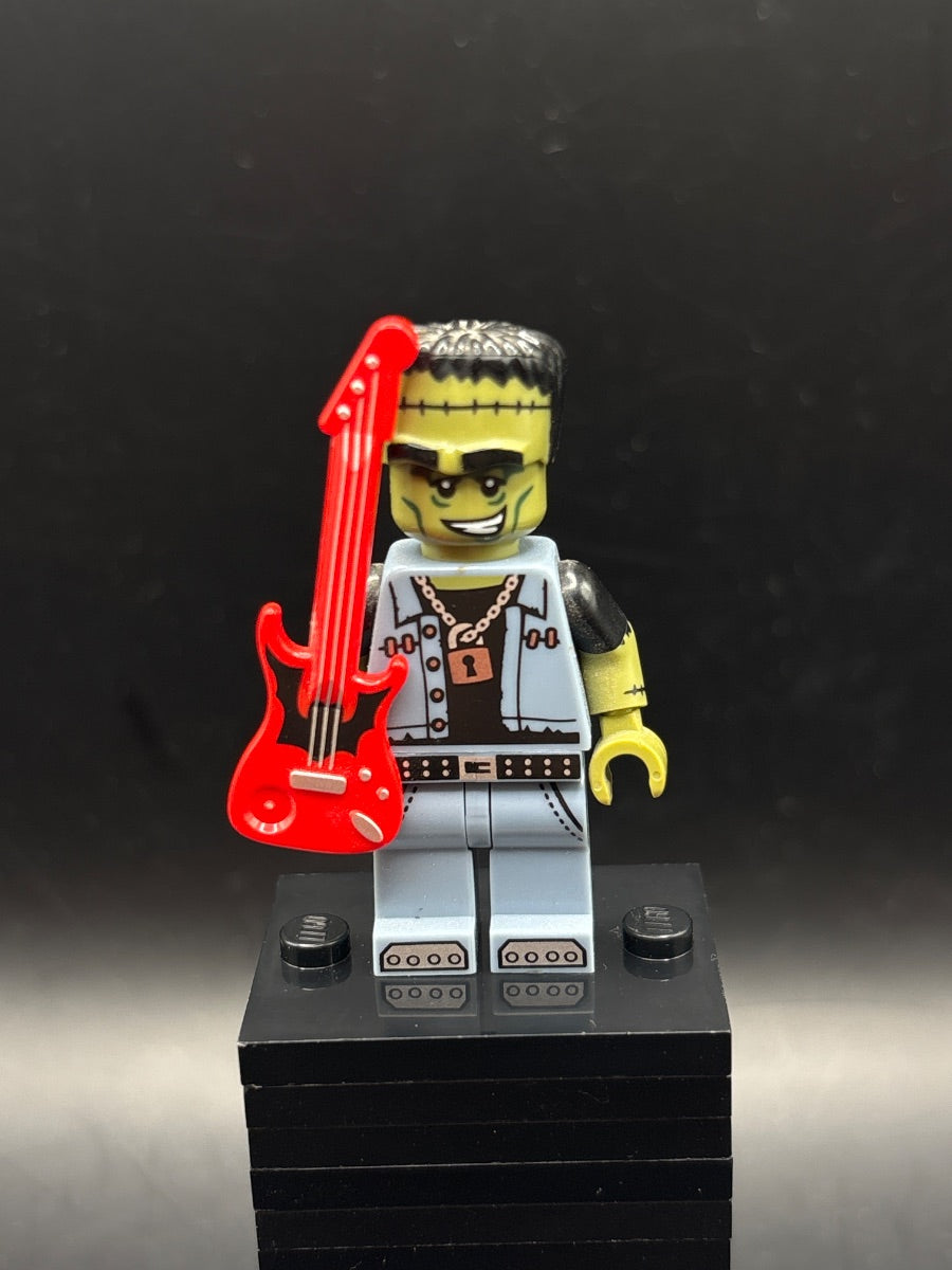 LEGO Minifigura Monster Rocker, Series 14 (Minifigure Only without Stand and Accessories) - Collectible Minifigures — frente