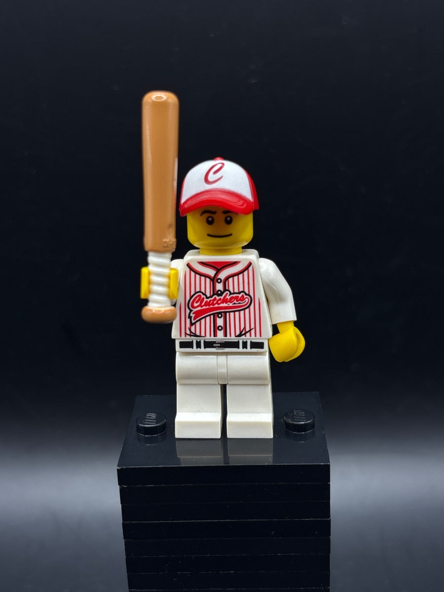 LEGO Minifigura Baseball Player, Series 3 (Minifigure Only without Stand and Accessories) - Collectible Minifigures — frente