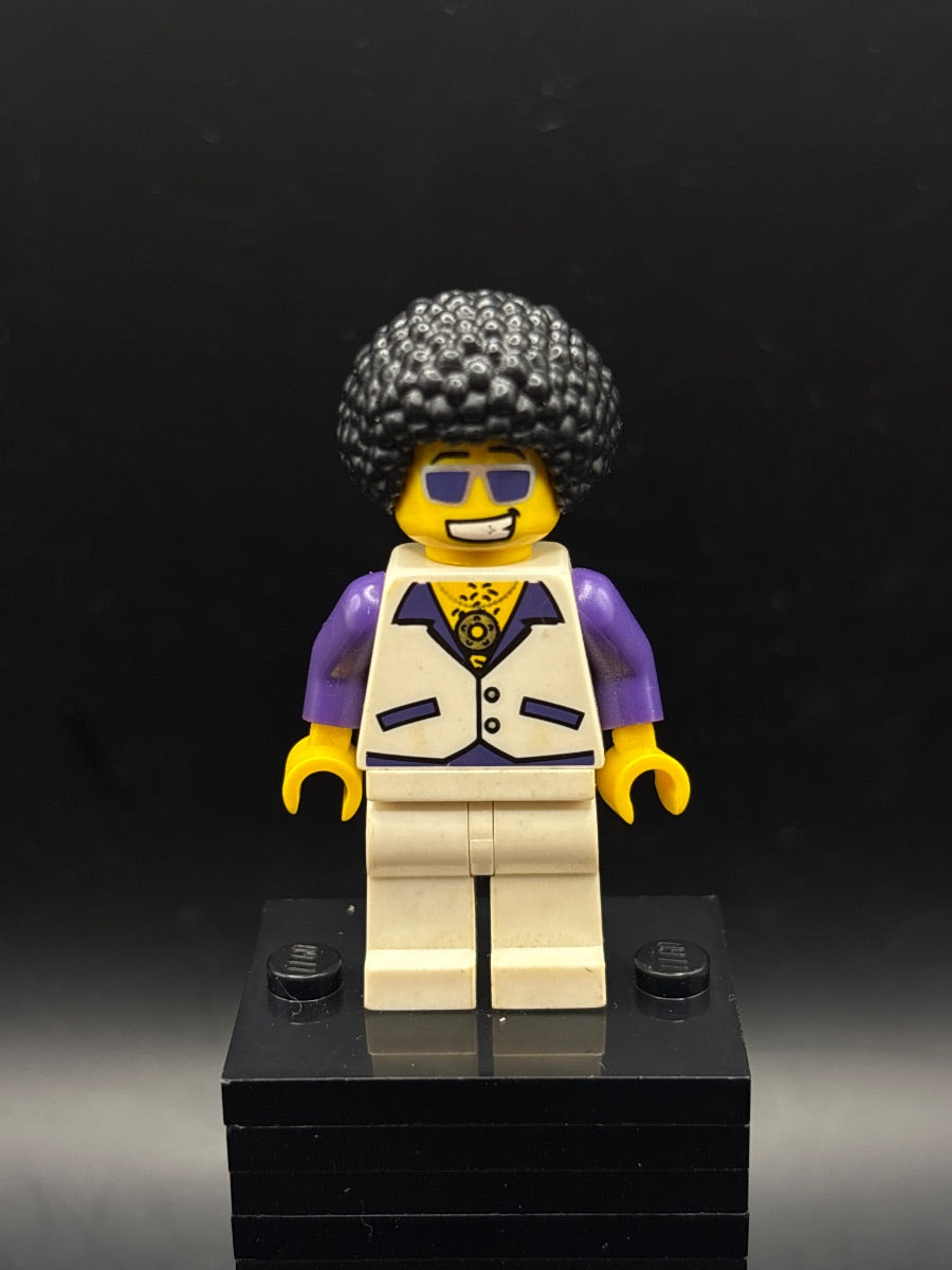 LEGO Minifigura Disco Dude, Series 2 (Minifigure Only without Stand and Accessories) - Collectible Minifigures — frente