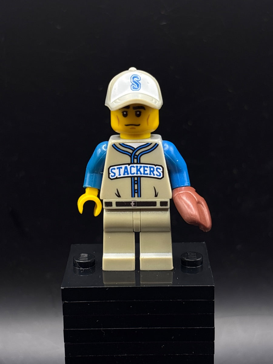 LEGO Minifigura Baseball Fielder, Series 10 (Minifigure Only without Stand and Accessories) - Collectible Minifigures — frente