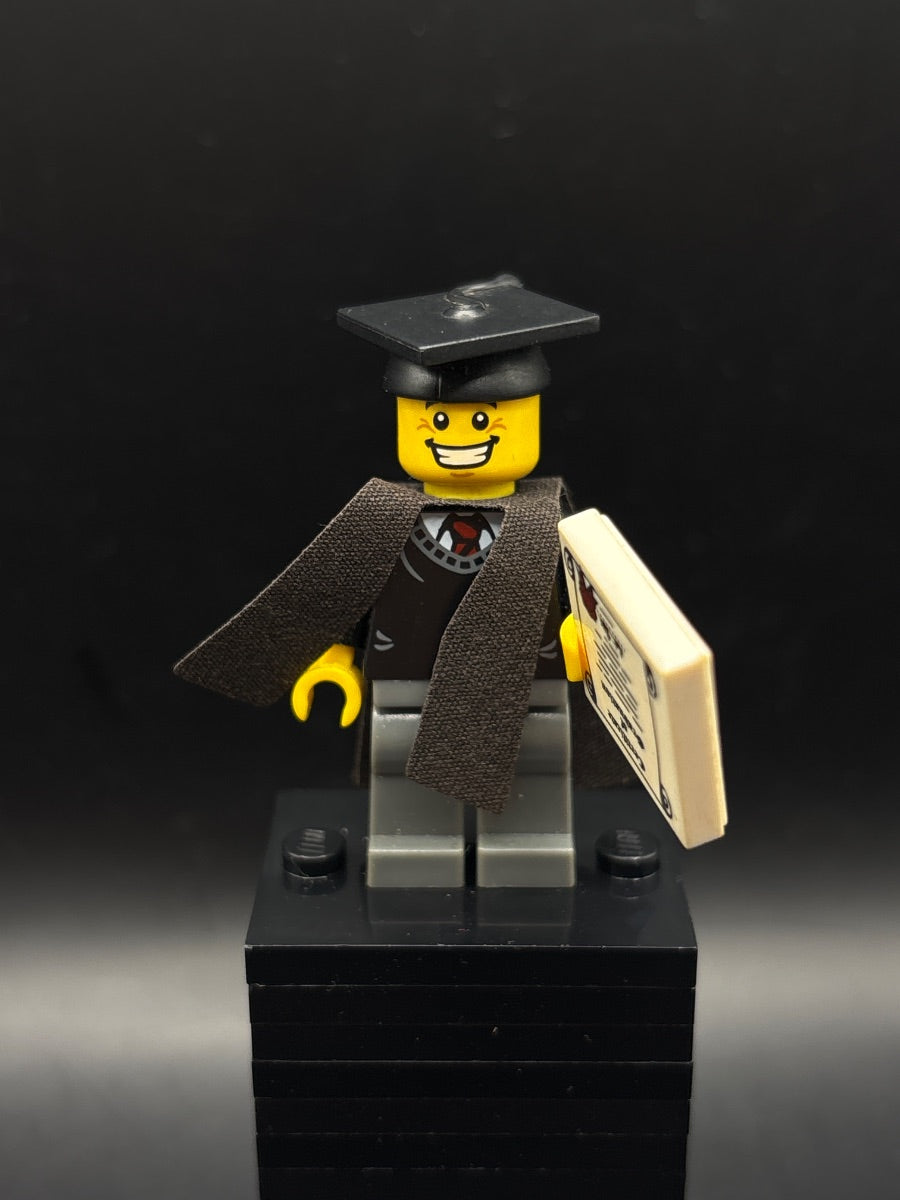 LEGO Minifigura Graduate, Series 5 (Minifigure Only without Stand and Accessories) - Collectible Minifigures — frente