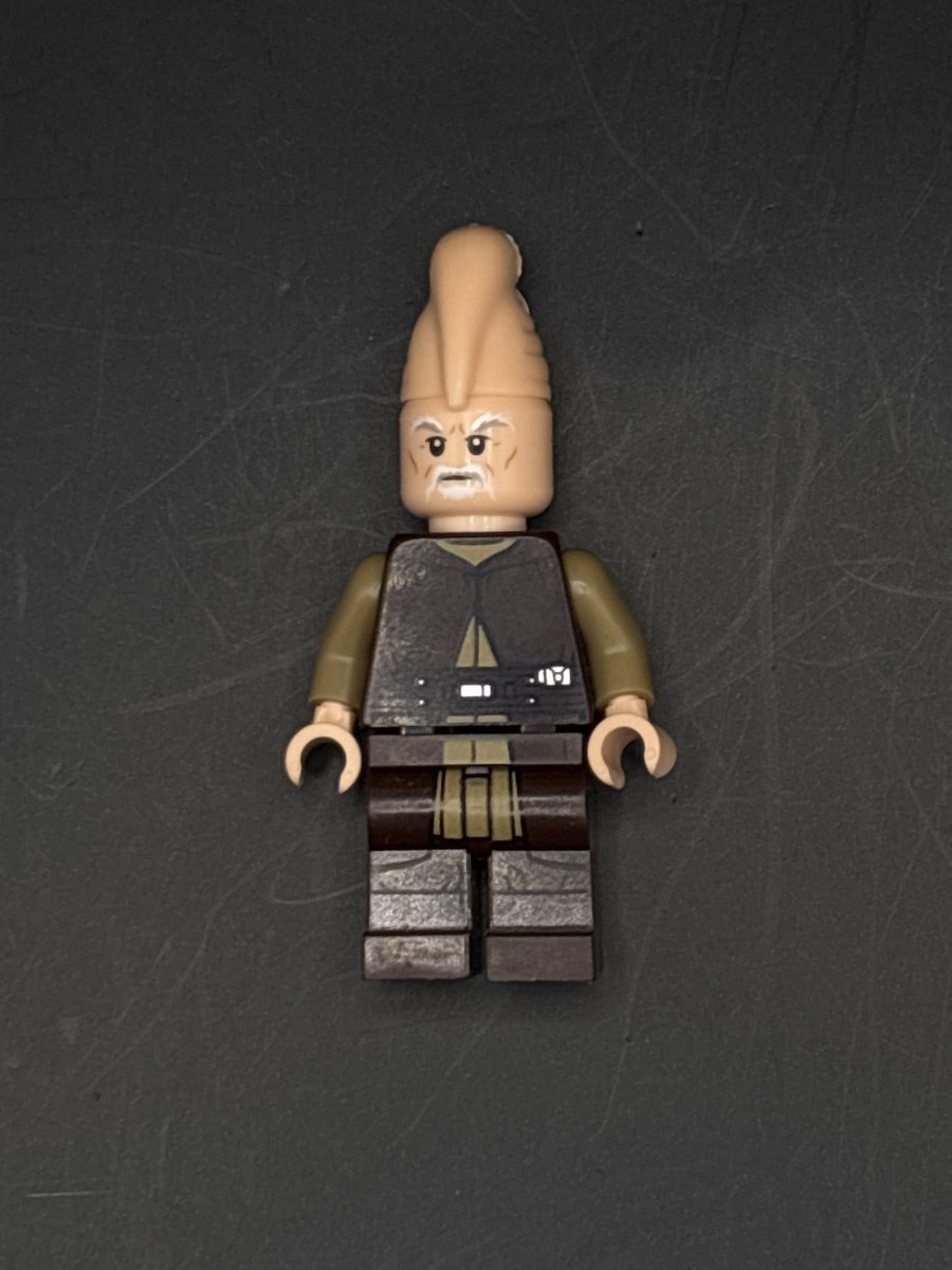 LEGO Minifigura Ki-Adi-Mundi - Printed Legs, Straight Belt - Star Wars — frente