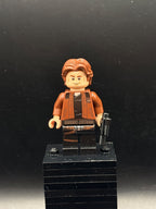 LEGO Minifigura Han Solo, Black Legs with Holster Pattern, Brown Jacket with Black Shoulders - Star Wars — frente