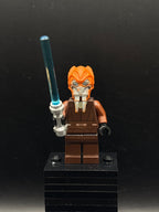 LEGO Minifigura Plo Koon - Dark Brown Robe, Tan Shirt, Plain Legs - Star Wars — frente