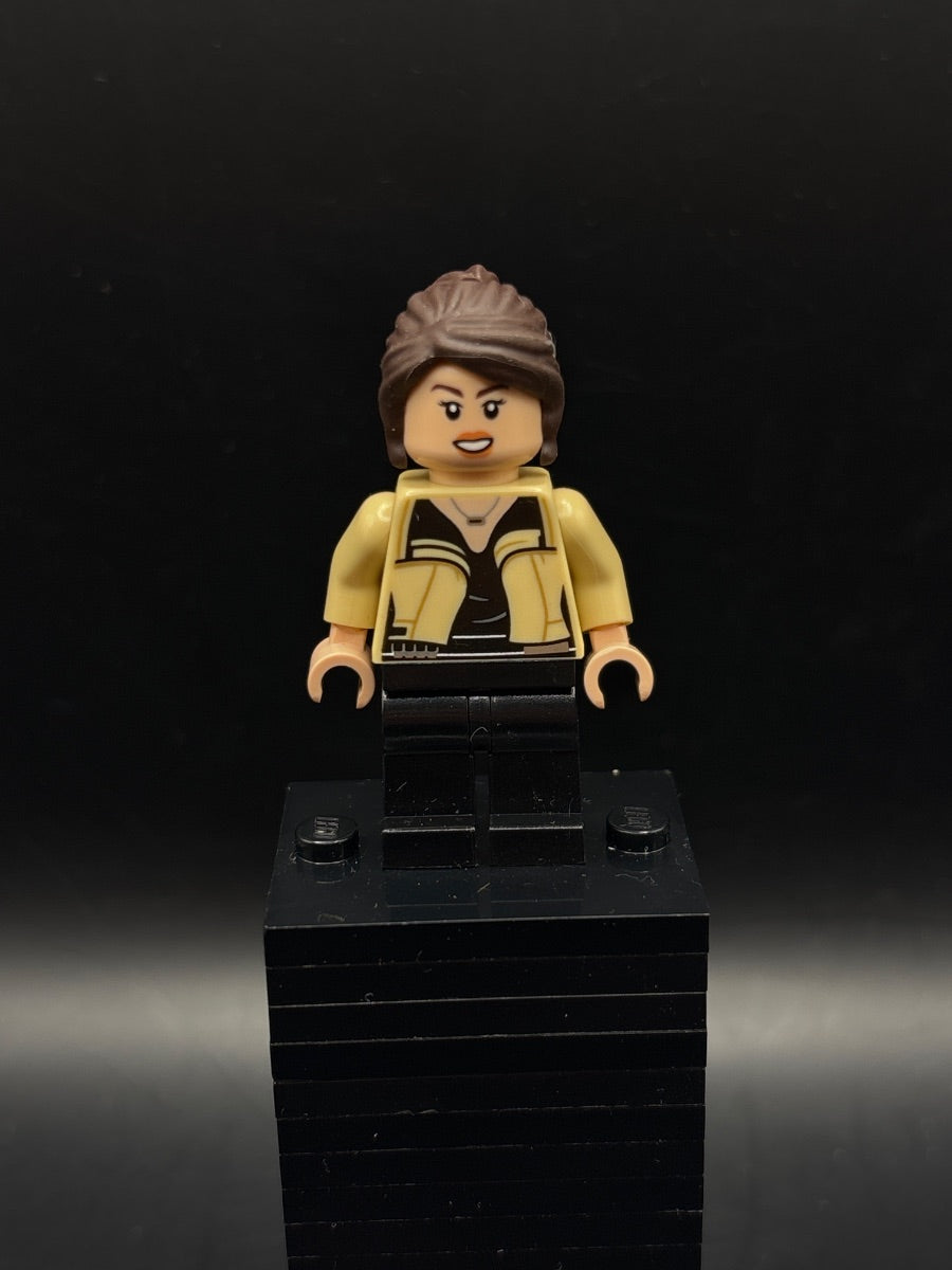 LEGO Minifigura Qi'ra - Tan Jacket - Star Wars — frente
