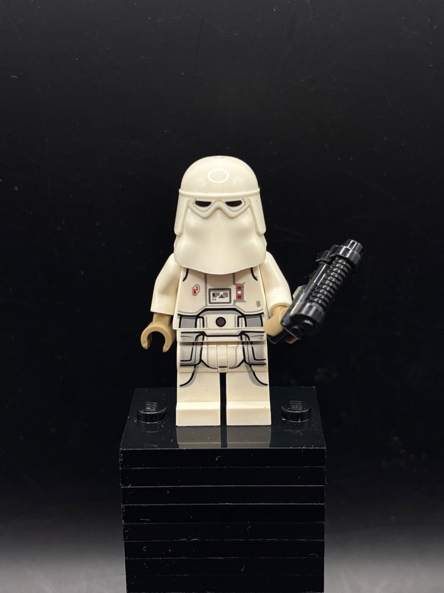 LEGO Minifigura Snowtrooper - Male, Printed Legs, Dark Tan Hands, Reddish Brown Head, Grimace - Star Wars — frente