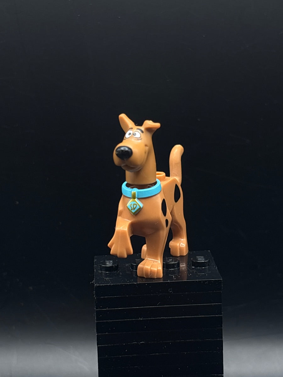 LEGO Minifigura Dog, Great Dane Scooby-Doo Walking with Medium Azure Collar Pattern - Otro — frente