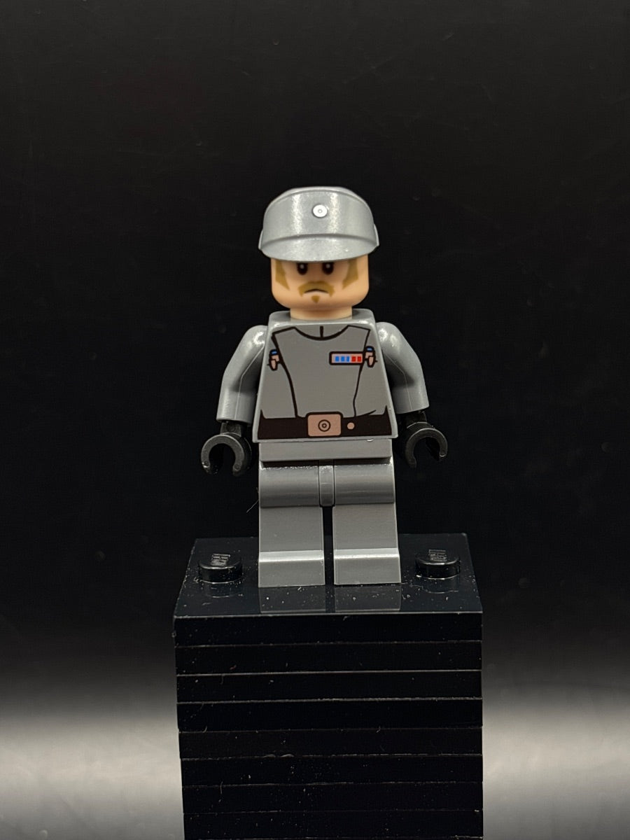 LEGO Minifigura Imperial Recruitment Officer (Chief / Navy Captain) - Star Wars — frente