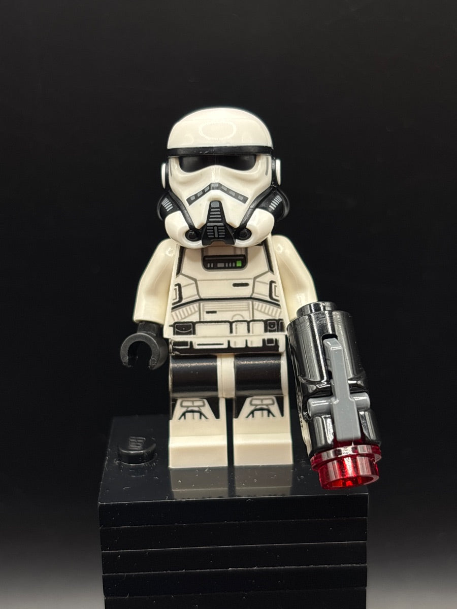 LEGO Minifigura Imperial Patrol Trooper - Male, Light Nougat Head, Scowl - Star Wars — frente