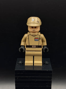 LEGO Minifigura Imperial Officer (Captain / Commandant / Commander) - Dark Tan Uniform - Star Wars
