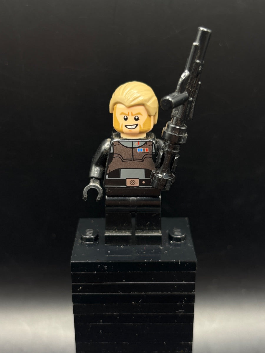 LEGO Minifigura Agent Alexsandr Kallus - Hair - Star Wars — frente