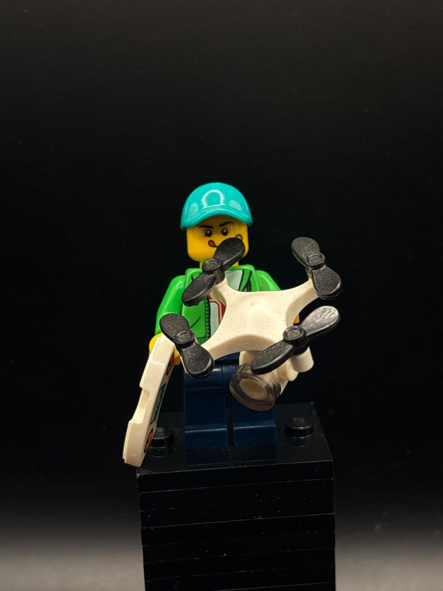 LEGO Minifigura Drone Boy, Series 20 (Minifigure Only without Stand and Accessories) - Collectible Minifigures — frente