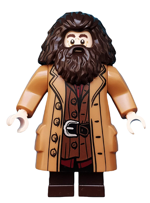 Rubeus Hagrid - Medium Nougat Topcoat with Buttons - BrickLink - DagaBlocks