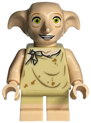 Dobby (Elf) - Light Nougat, Open Mouth Smile — imagen BrickLink