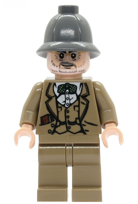 LEGO Minifigura Professor Henry Jones Sr. - Indiana Jones — imagen BrickLink