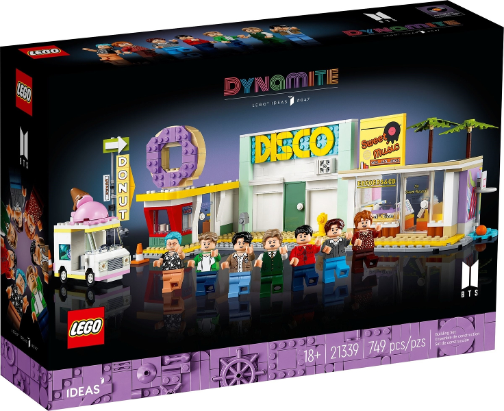 LEGO® 21339 – BTS Dynamite | 749 piezas | Set de colección musical