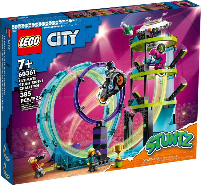 LEGO® 60361 – Ultimate Stunt Riders Challenge | 385 piezas | City Stuntz