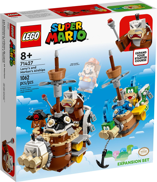 LEGO® 71427 – Larry’s & Morton’s Airships | 1,062 piezas | Super Mario expansión