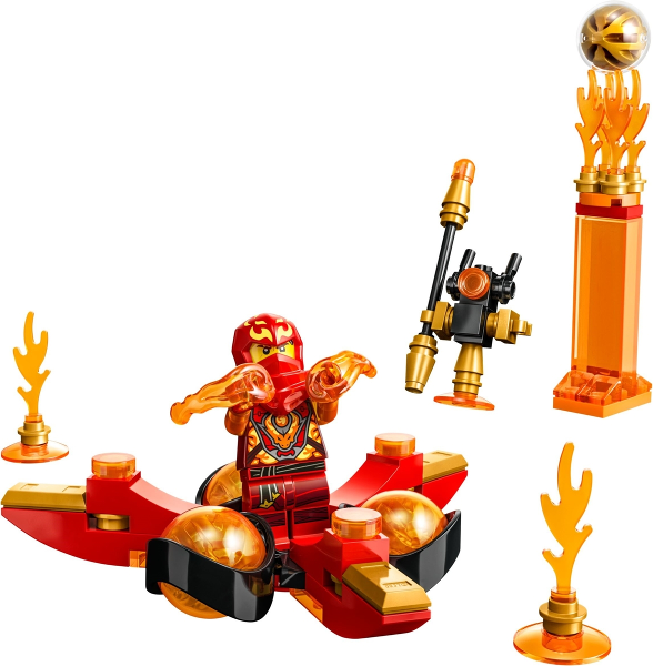 LEGO® 71777 – Kai’s Dragon Power Spinjitzu Flip | 72 piezas | NINJAGO Dragons Rising