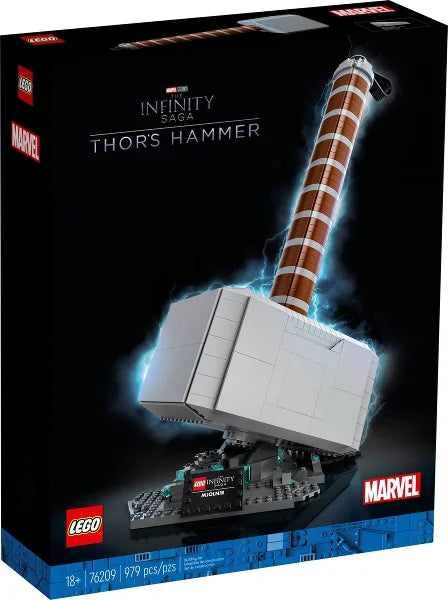 LEGO® 76209 – Thor’s Hammer | 979 piezas | Marvel Icons Mjölnir