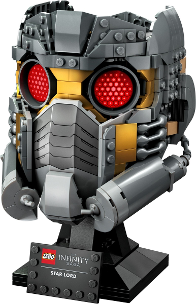 LEGO® 76251 – Star‑Lord’s Helmet | 602 piezas | Marvel Icons para exhibición