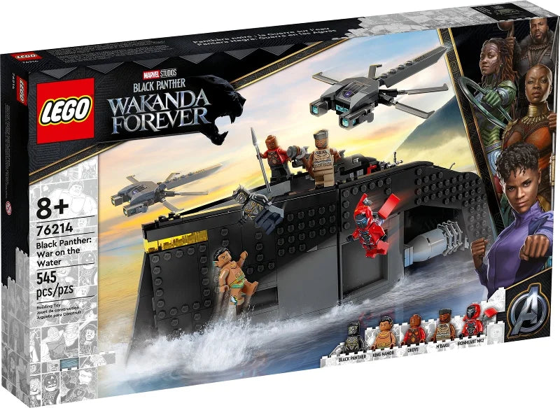 LEGO® 76214 – Black Panther: War on the Water | 545 piezas | Marvel Wakanda Forever