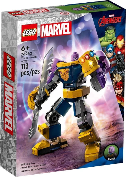 LEGO® 76242 – Thanos Mech Armor | 113 piezas | Marvel Super Heroes